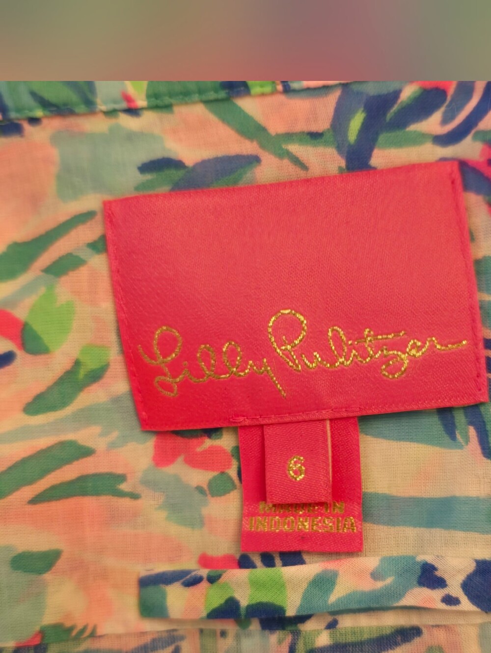🌴 Lilly Pulitzer Kalina Midi Belted Shirtdress In Blue Ibiza Cabana Cocktail - Picture 6 of 9